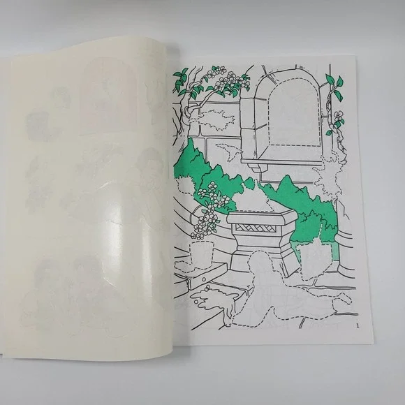 VTG Golden Book Snow White And The Seven Dwarfs Giant Sticker Fun Unused 1993 - Picture 5 of 10